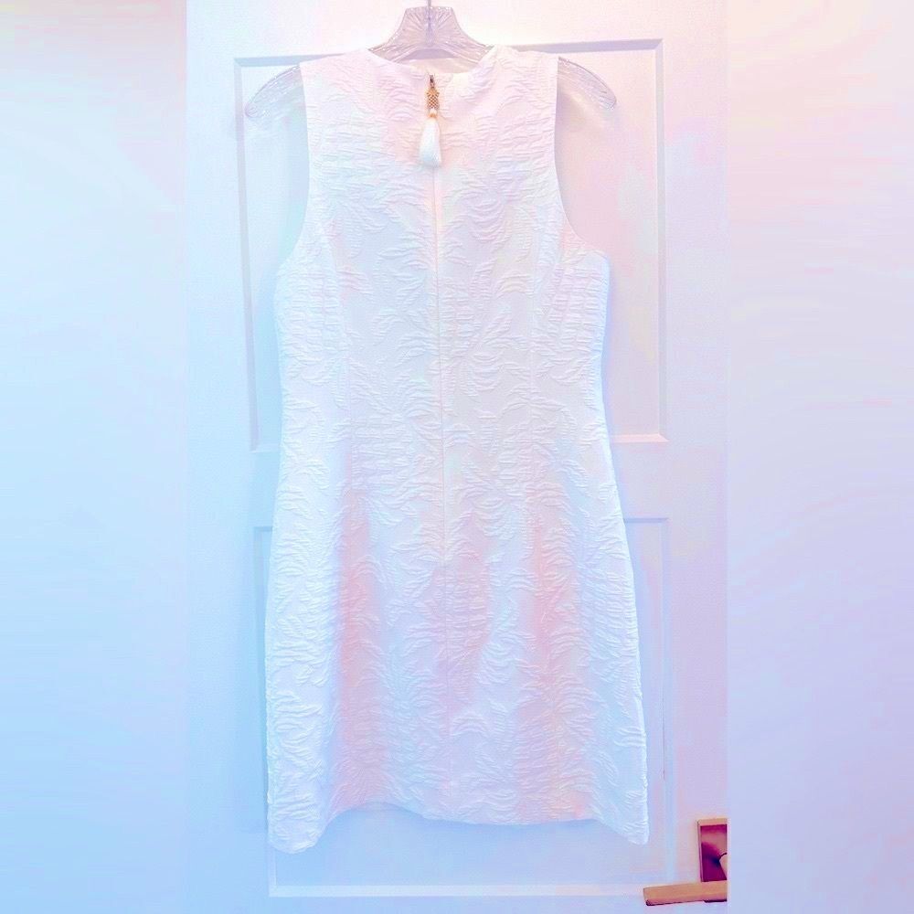 Lilly Pulitzer White Keali Stretch Shift Dress - Picture 4 of 9